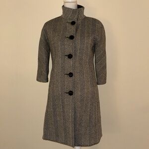 Tweed wool coat